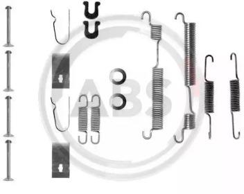 A.B.S. 0653Q Монтажний комплект гальмівних колодок