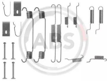 A.B.S. 0767Q Монтажний комплект гальмівних колодок A.B.S. 0767Q Монтажний комплект гальмівних колодок