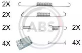 A.B.S. 0811Q Комплект монтажный дисковых тормозных колодок A.B.S. 0811Q Комплект монтажный дисковых тормозных колодок