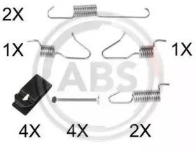 A.B.S. 0898Q Repair kit brake pad
