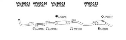 Veneporte 800162 Глушник вихлопних газів кінцевий