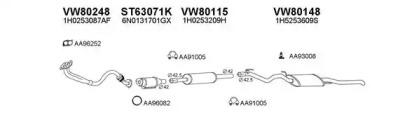Veneporte 800221 Глушник вихлопних газів кінцевий