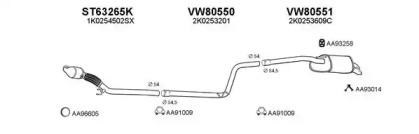Veneporte 800280 Глушник вихлопних газів кінцевий Veneporte 800280 Глушник вихлопних газів кінцевий