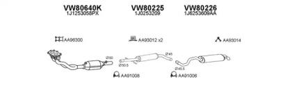 Veneporte 800361 Глушник вихлопних газів кінцевий Veneporte 800361 Глушник вихлопних газів кінцевий
