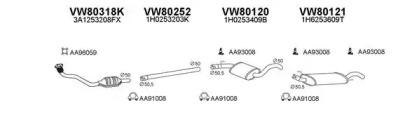 Veneporte 800396 Глушник вихлопних газів кінцевий Veneporte 800396 Глушник вихлопних газів кінцевий