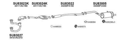 Veneporte 830002 Глушник вихлопних газів кінцевий Veneporte 830002 Глушник вихлопних газів кінцевий