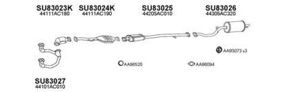 Veneporte 830010 Глушник вихлопних газів кінцевий
