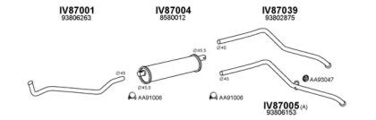 Veneporte 870002 Глушник вихлопних газів кінцевий Veneporte 870002 Глушник вихлопних газів кінцевий