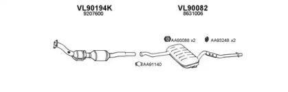 Veneporte 900050 Глушник вихлопних газів кінцевий Veneporte 900050 Глушник вихлопних газів кінцевий