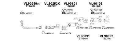 Veneporte 900147 Глушник вихлопних газів кінцевий