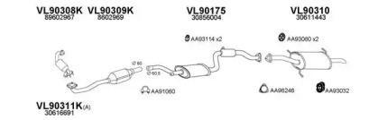 Veneporte 900161 Глушник вихлопних газів кінцевий Veneporte 900161 Глушник вихлопних газів кінцевий