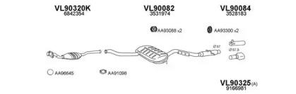 Veneporte 900166 Глушитель выхлопных газов конечный Veneporte 900166 Глушитель выхлопных газов конечный