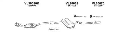 Veneporte 900177 Глушник вихлопних газів кінцевий Veneporte 900177 Глушник вихлопних газів кінцевий