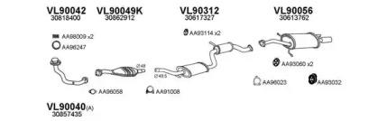 Veneporte 900184 Глушник вихлопних газів кінцевий Veneporte 900184 Глушник вихлопних газів кінцевий