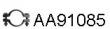 Veneporte AA91085 Муфта системи випуску Veneporte AA91085 Муфта системи випуску