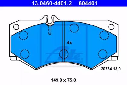 Ate 13.0460-4401.2 Brake pads Ate 13.0460-4401.2 Brake pads