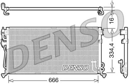 Denso DCN45002 Випаровувач кондиціонера Denso DCN45002 Випаровувач кондиціонера