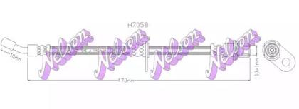 Kawe H7058 Шланг гальмівний