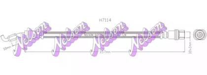 Kawe H7114 Hose assy brake Kawe H7114 Hose assy brake