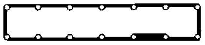 Glaser X58545-01 Gasket graphite Glaser X58545-01 Gasket graphite