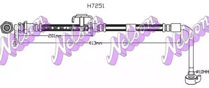 Kawe H7251 Hose assy brake Kawe H7251 Hose assy brake