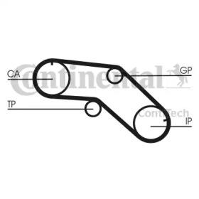 Contitech CT1005K1 Ремень ГРМ комплект Contitech CT1005K1 Ремень ГРМ комплект