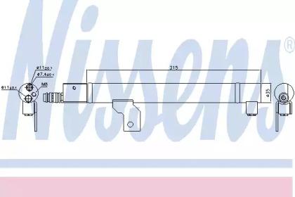 Nissens 95491 Осушувач кондиціонера