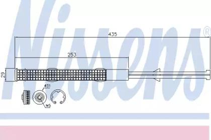 Nissens 95506 Осушувач кондиціонера Nissens 95506 Осушувач кондиціонера