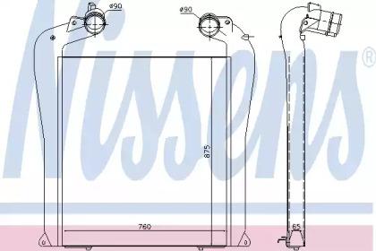 Nissens 961434 Інтеркулер Nissens 961434 Інтеркулер