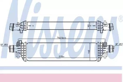Nissens 96173 Інтеркулер Nissens 96173 Інтеркулер