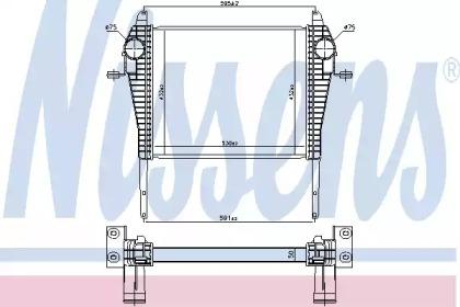 Nissens 96184 Радіатор інтеркулера