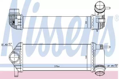 Nissens 96308 Інтеркулер Nissens 96308 Інтеркулер