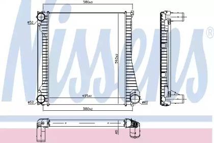 Nissens 96422 Інтеркулер Nissens 96422 Інтеркулер