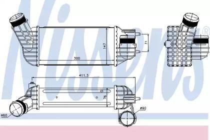 Nissens 96512 Інтеркулер Nissens 96512 Інтеркулер
