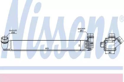 Nissens 96545 Радіатор інтеркулера