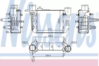Nissens 96709 Інтеркулер Nissens 96709 Інтеркулер