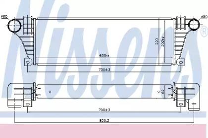 Nissens 96857 Інтеркулер Nissens 96857 Інтеркулер