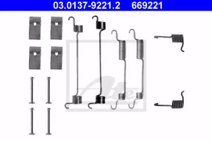 Ate 03.0137-9221.2 Spring set disc brake Ate 03.0137-9221.2 Spring set disc brake