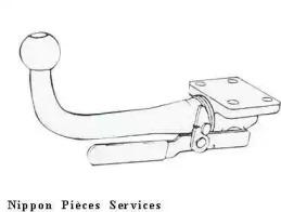 NPS T790A103F Гак причіпної системи