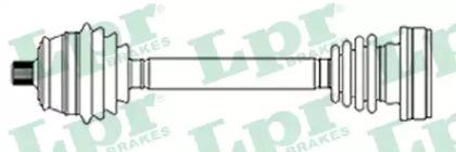 LPR DS51077 Вал привідний LPR DS51077 Вал привідний