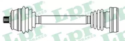 LPR DS51078 Вал привідний LPR DS51078 Вал привідний