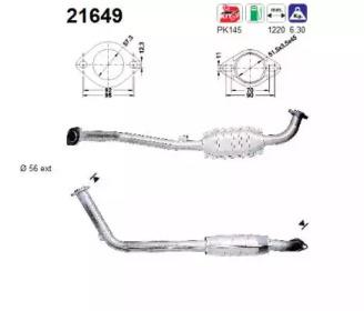 AS S.L.U. 21649 Каталізатор AS S.L.U. 21649 Каталізатор
