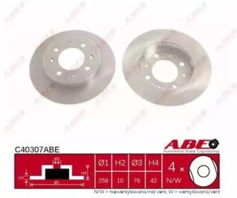ABE C40307ABE Brake disc ABE C40307ABE Brake disc