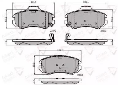 Comline ADB31774 Колодки гальмівні Comline ADB31774 Колодки гальмівні