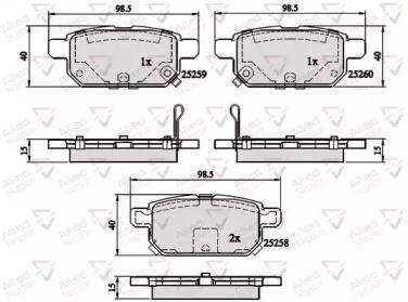 Comline ADB32128 Brake pads Comline ADB32128 Brake pads