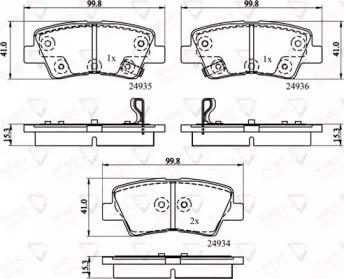 Comline ADB32161 Brake pads Comline ADB32161 Brake pads