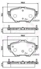 Comline ADB32234 Brake pads