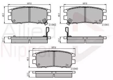 Comline ADB3233 Brake pads