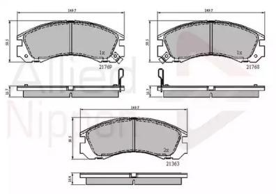Comline ADB3234 Brake pads Comline ADB3234 Brake pads