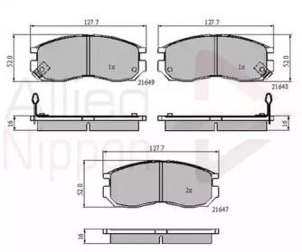 Comline ADB3363 Brake pads